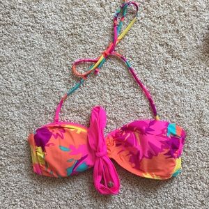 Multi Colored Bikini Top